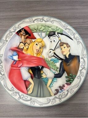 Disney Sleeping Beauty Decorative Wall Plate - Multicolor